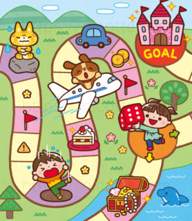 いっしょにあそぼう！まちがいさがし2月号